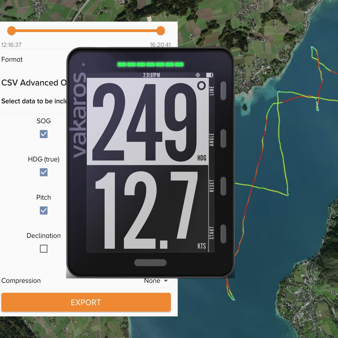 Vakaros Atlas2 GPS Track Toools